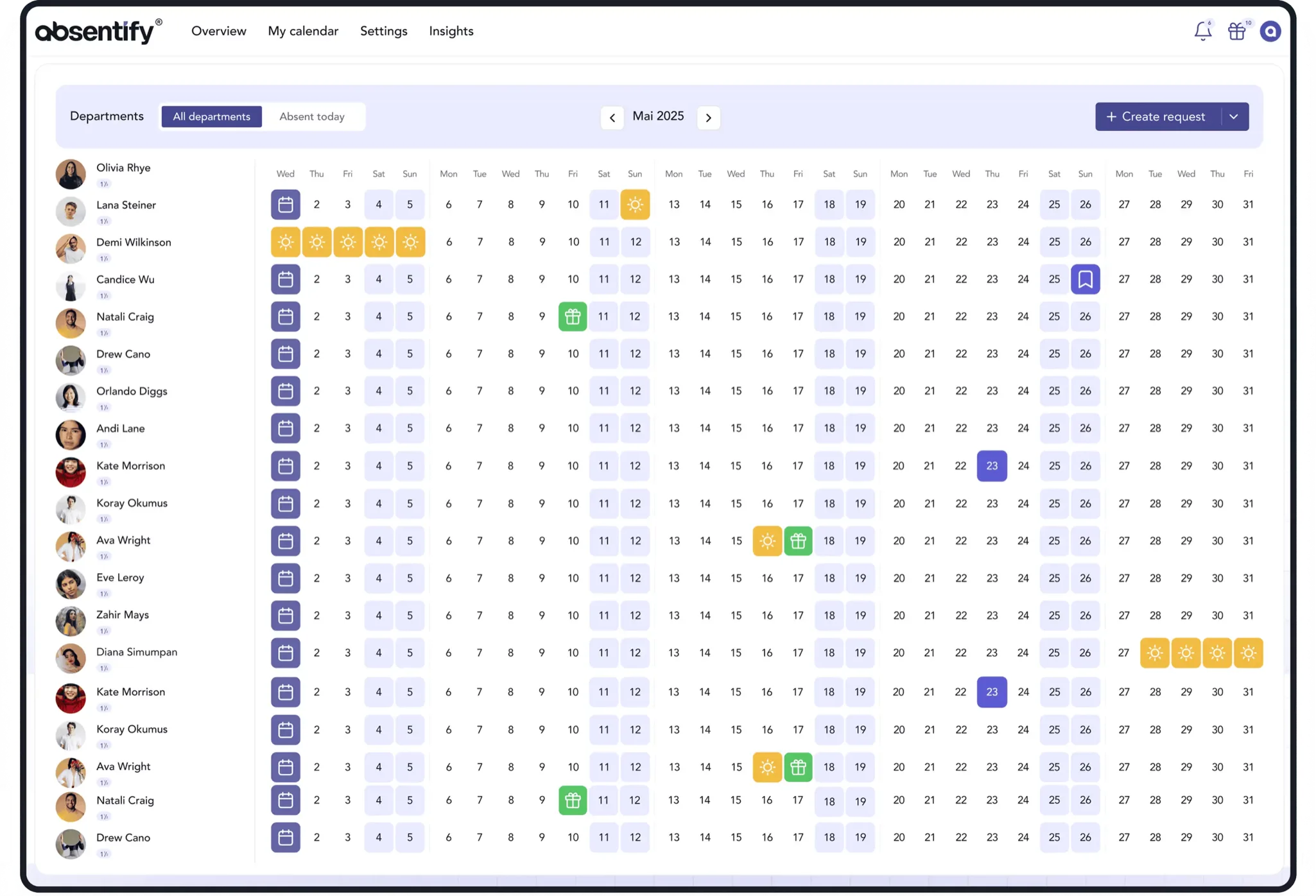 absentify Dashboard
