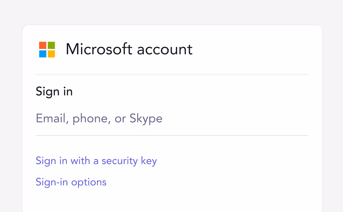 Create your account